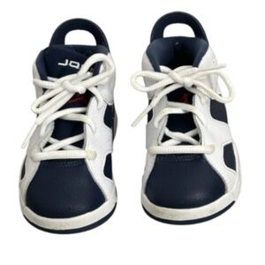 Jordan Toddler Retro 6 Olympic White Red Navy 9